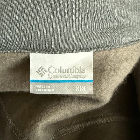 Columbia Great Hart Mountain III Q zip pullover Boulder Heather men's XXL NEW - Picture 10 of 15